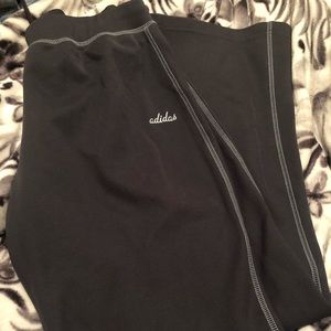 Adidas silky Dark Gray Sweats💖